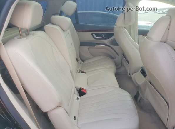 4JGDM2EB1PA019930 2023 MERCEDES-BENZ EQS Черный Вид задней части салона