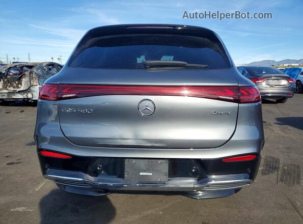 4JGDM4EB0PA015086 2023 MERCEDES-BENZ EQS Gray Вид ззаду