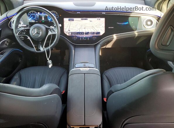 4JGDM4EB0PA015086 2023 MERCEDES-BENZ EQS Gray Вид панелі приладів