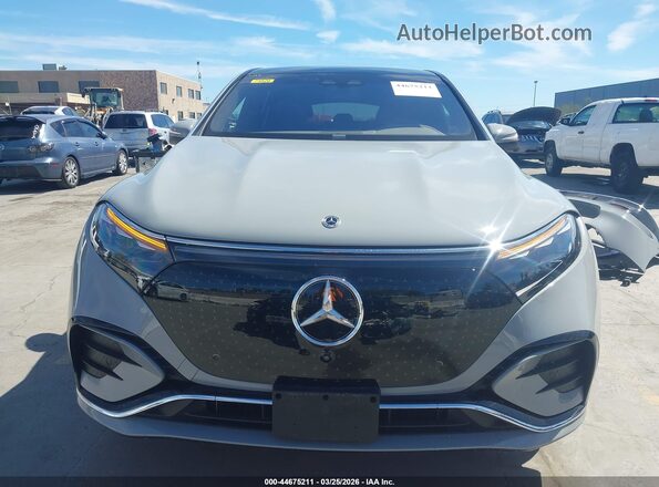 4JGDM4EB7PA015750 2023 MERCEDES-BENZ EQS 580 SUV Gray Սալոնի հետևի տեսք