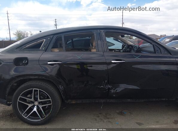 4JGED6EB3GA006690 2016 MERCEDES-BENZ GLE 450 AMG COUPE Черный Вид спереди