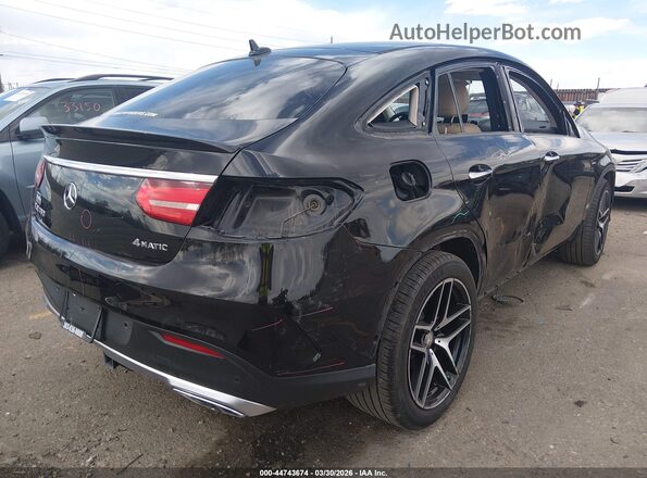 4JGED6EB3GA006690 2016 MERCEDES-BENZ GLE 450 AMG COUPE Черный Задняя правая четверть