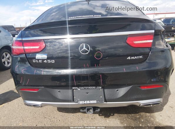 4JGED6EB3GA006690 2016 MERCEDES-BENZ GLE 450 AMG COUPE Черный 