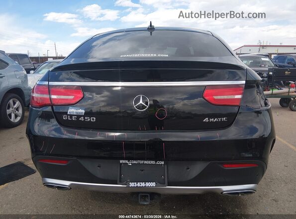 4JGED6EB3GA006690 2016 MERCEDES-BENZ GLE 450 AMG COUPE Черный 