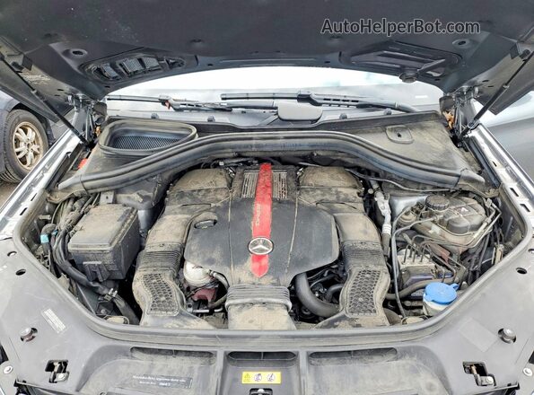 4JGED6EB3KA138714 2019 MERCEDES-BENZ GLE Gray Engine compartment view