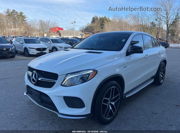 4JGED6EB4GA024552 2016 MERCEDES-BENZ GLE 450 AMG COUPE White Առջևի ձախ երեք քառորդ տեսարան