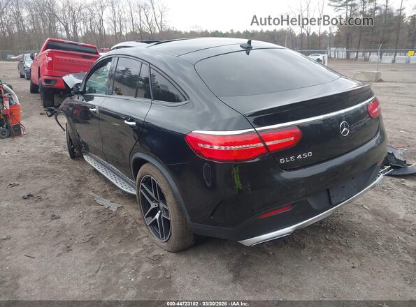 4JGED6EB8GA023050 2016 MERCEDES-BENZ GLE 450 AMG COUPE Black Trasero izquierdo