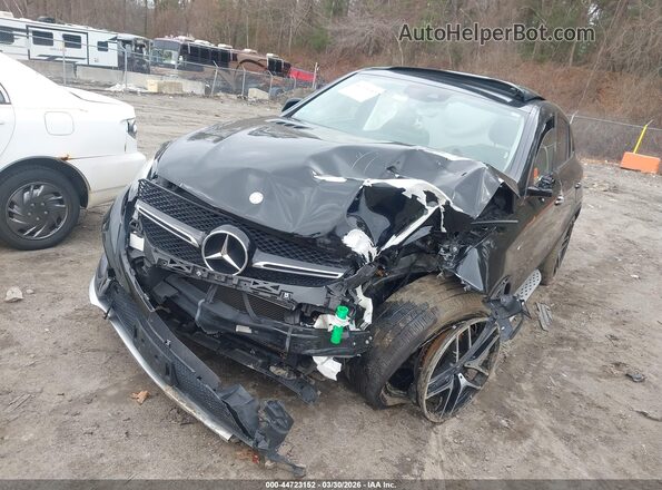 4JGED6EB8GA023050 2016 MERCEDES-BENZ GLE 450 AMG COUPE Black Vista tres cuartos delantera izquierda