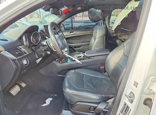 4JGED6EB8KA133329 2019 MERCEDES-BENZ GLE White Front interior view