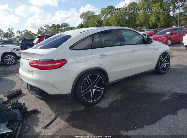 4JGED6EBXKA153484 2019 MERCEDES-BENZ AMG GLE 43 COUPE White Задня права чверть