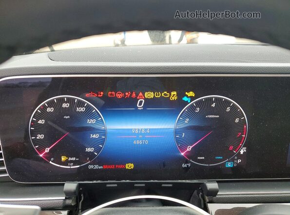 4JGFB4FB4RA975477 2024 MERCEDES-BENZ GLE Черный Вид щитка приборов