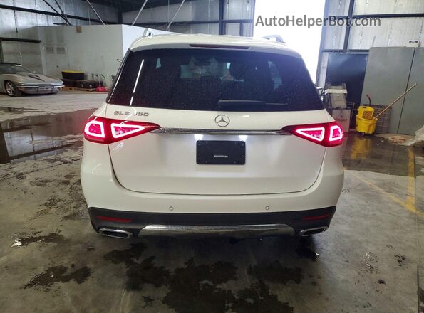 4JGFB4JB2MA504394 2021 MERCEDES-BENZ GLE White Widok z tyłu