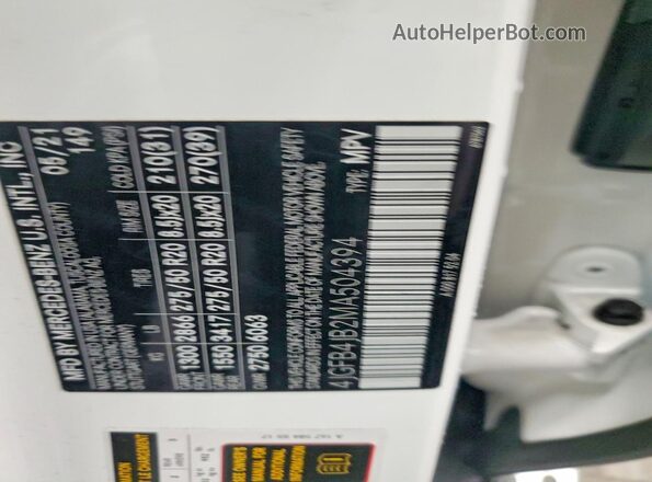 4JGFB4JB2MA504394 2021 MERCEDES-BENZ GLE White Widok komory silnika