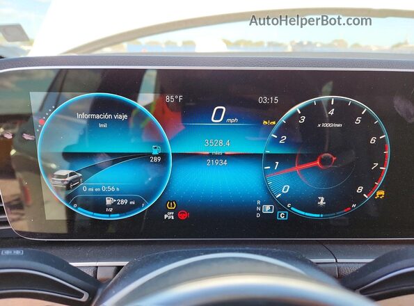 4JGFB4JB3PA884737 2023 MERCEDES-BENZ GLE White Вид щитка приладів