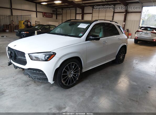 4JGFB4JB4NA628779 2022 MERCEDES-BENZ GLE 350 Белый Передняя левая четверть
