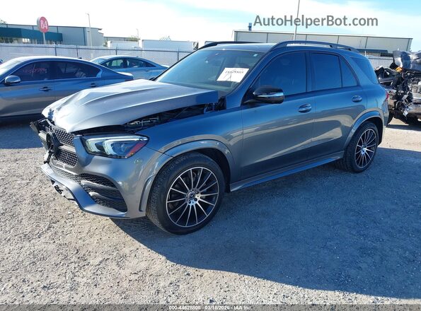 4JGFB4JB4PA852475 2023 MERCEDES-BENZ GLE 350 Gray წინა მარცხენა ხედი სამი მეოთხედიდან