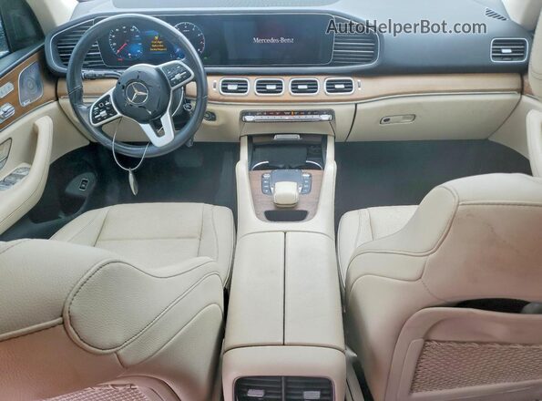 4JGFB4JBXMA388510 2021 MERCEDES-BENZ GLE Белый Вид панели приборов