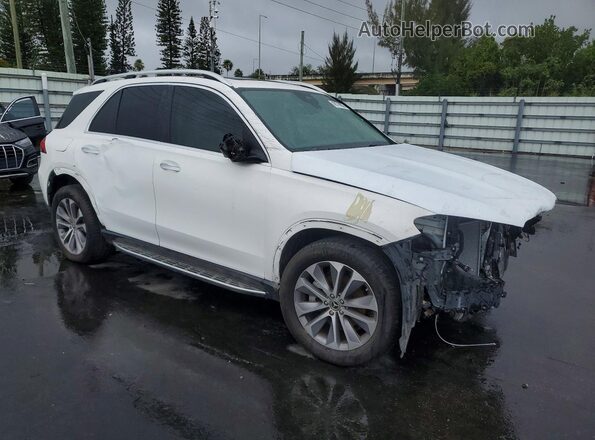 4JGFB4JBXMA388510 2021 MERCEDES-BENZ GLE Белый Передняя правая четверть