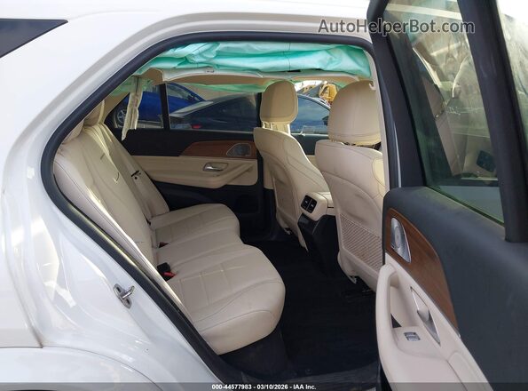 4JGFB4KB1NA827738 2022 MERCEDES-BENZ GLE 350 White Vista de la etiqueta del VIN