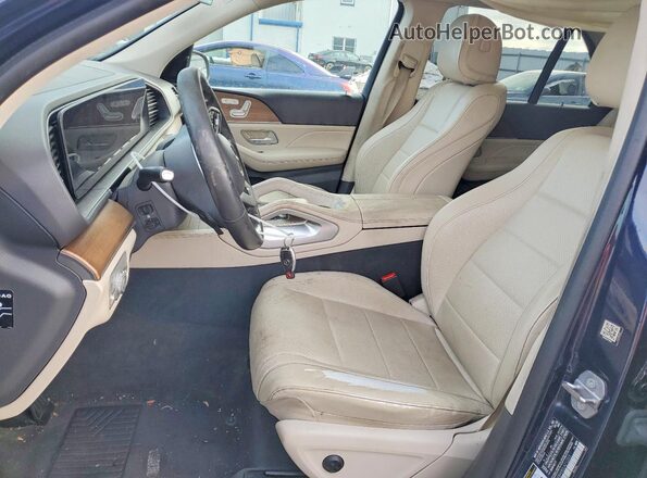 4JGFB4KB2LA212225 2020 MERCEDES-BENZ GLE Blue Widok wnętrza z przodu