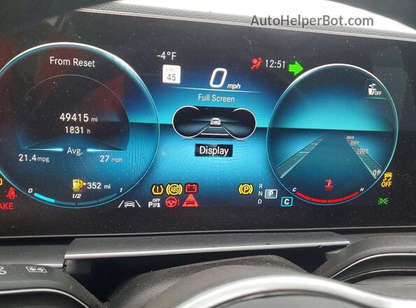 4JGFB4KB3PA910669 2023 MERCEDES-BENZ GLE White Սարքավորումների վահանակի տեսք