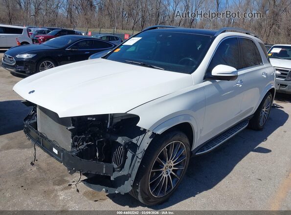 4JGFB4KB4NA626254 2022 MERCEDES-BENZ GLE 350 Белый Передняя левая четверть