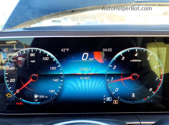 4JGFB4KB5NA823062 2022 MERCEDES-BENZ GLE Black Instrument cluster view