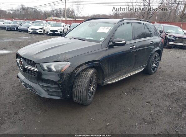 4JGFB4KB5NA829914 2022 MERCEDES-BENZ GLE 350 Черный Передняя левая четверть