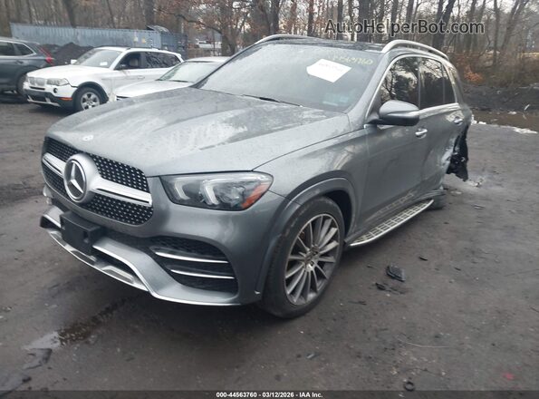 4JGFB4KB7NA742354 2022 MERCEDES-BENZ GLE 350 Серый Передняя левая четверть