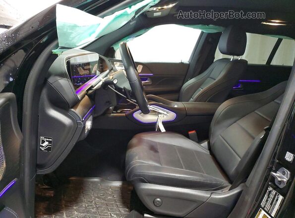 4JGFB4KB7NA827274 2022 MERCEDES-BENZ GLE Black Widok wnętrza z przodu