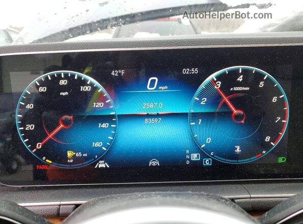 4JGFB4KB8NA736627 2022 MERCEDES-BENZ GLE Синий Вид щитка приборов