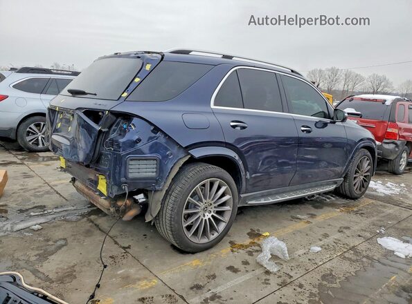 4JGFB4KB8NA736627 2022 MERCEDES-BENZ GLE Синий Задняя правая четверть