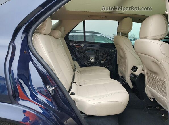 4JGFB4KB8NA736627 2022 MERCEDES-BENZ GLE Синий Вид задней части салона