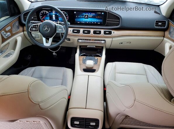 4JGFB4KB8NA736627 2022 MERCEDES-BENZ GLE Синий Вид панели приборов