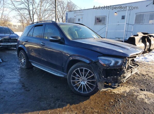 4JGFB4KB8NA829101 2022 MERCEDES-BENZ GLE Blue Przód prawy