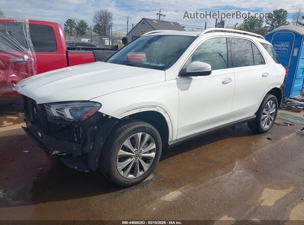 4JGFB4KBXLA013374 2020 MERCEDES-BENZ GLE 350 Белый Передняя левая четверть