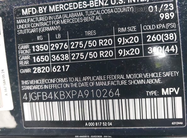 4JGFB4KBXPA910264 2023 MERCEDES-BENZ GLE 350 Green ძრავის განყოფილების ხედი
