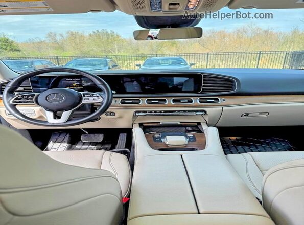 4JGFB4KE9MA509150 2021 MERCEDES-BENZ GLE Gray ხელსაწყოთა პანელის ხედი