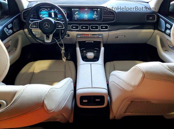 4JGFB5KB6MA366587 2021 MERCEDES-BENZ GLE Beige Vista del salpicadero