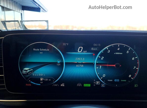 4JGFB5KB6MA366587 2021 MERCEDES-BENZ GLE Beige Vista del cuadro de instrumentos