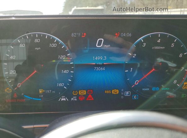 4JGFB5KBXMA374448 2021 MERCEDES-BENZ GLE Black Вид щитка приладів