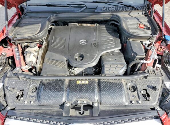 4JGFB5KE5MA373797 2021 MERCEDES-BENZ GLE Red Widok komory silnika