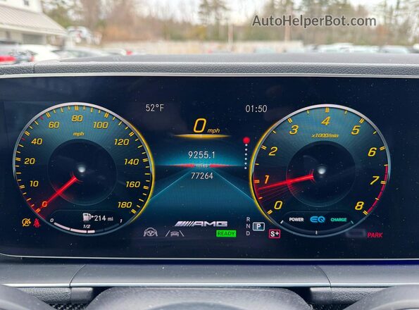 4JGFD6BB0MA194508 2021 MERCEDES-BENZ GLE Черный Вид щитка приборов