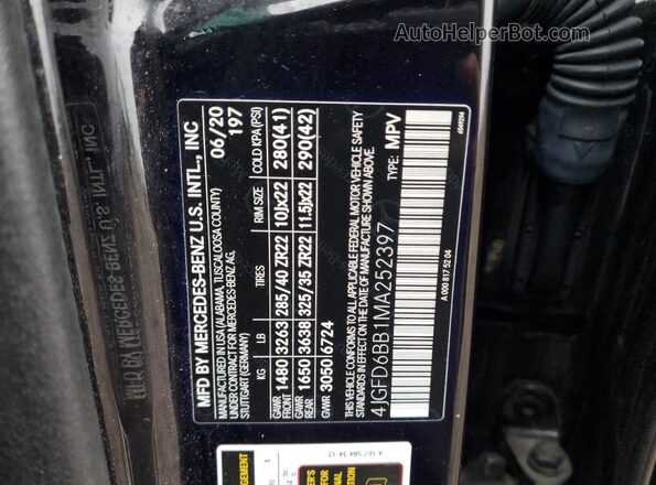 4JGFD6BB1MA252397 2021 MERCEDES-BENZ GLE Black ძრავის განყოფილების ხედი