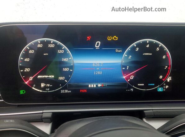 4JGFD6BB3SB399800 2025 MERCEDES-BENZ GLE Black Вид щитка приладів
