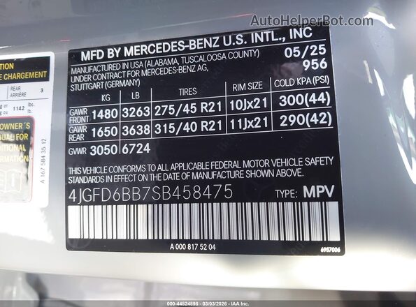 4JGFD6BB7SB458475 2025 MERCEDES-BENZ AMG GLE 53 COUPE Gray Widok komory silnika