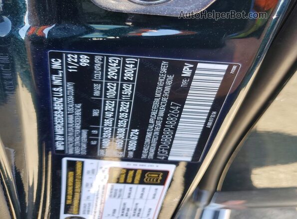 4JGFD6BB8PA882647 2023 MERCEDES-BENZ GLE Black VIN կոդի պիտակի տեսք