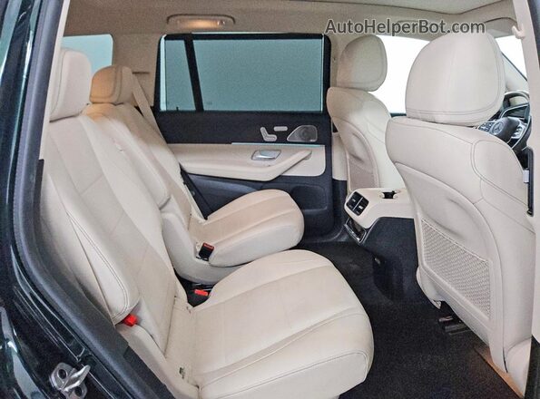4JGFF5KE4MA432780 2021 MERCEDES-BENZ GLS Green Rear interior view