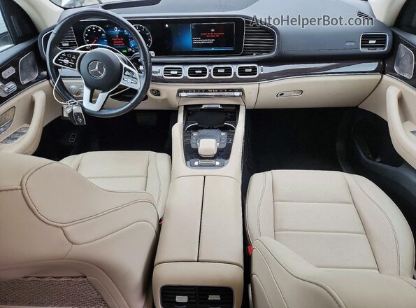 4JGFF5KE4MA458845 2021 MERCEDES-BENZ GLS White Widok deski rozdzielczej