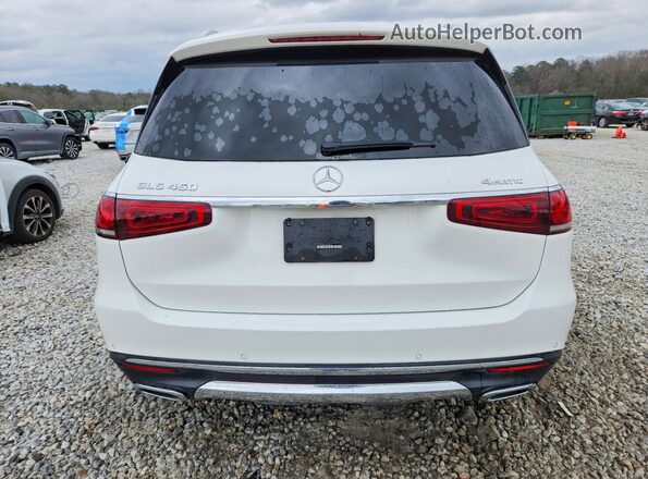 4JGFF5KE4MA458845 2021 MERCEDES-BENZ GLS White Widok z tyłu